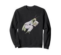 Cute Sleeping Pajama Praying Mantis Drawing Art Design Sweatshirt