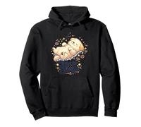 Cute Sleeping Puppy Time to Sleep Funny Cozy Relaxation Pullover Hoodie