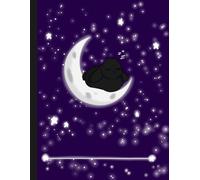Cute Sleeping Rabbit On Moon Notebook