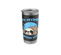 Cute Sleeping Sloth Pyjama Gift Nap Official Napping Stainless Steel Insulated Tumbler