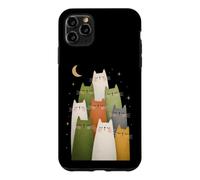 Cute Sleepy Cats Cat Mom Dad Cat Lover Case for iPhone 11 Pro Max