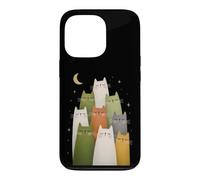 Cute Sleepy Cats Cat Mom Dad Cat Lover Case for iPhone 13 Pro