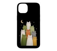 Cute Sleepy Cats Cat Mom Dad Cat Lover Case for iPhone 14 Plus