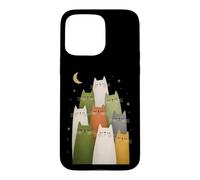 Cute Sleepy Cats Cat Mom Dad Cat Lover Case for iPhone 15 Pro Max