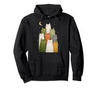 Cute Sleepy Cats Cat Mom Dad Cat Lover Pullover Hoodie