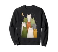 Cute Sleepy Cats Cat Mom Dad Cat Lover Sweatshirt