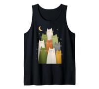 Cute Sleepy Cats Cat Mom Dad Cat Lover Tank Top