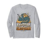 Cute Sleepy Dragon Lover Bedtime Sleep Long Sleeve T-Shirt