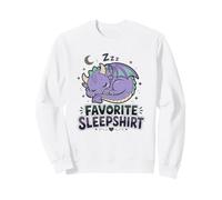 Cute Sleepy Dragon Lover Bedtime Sleep Sweatshirt