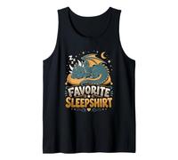 Cute Sleepy Dragon Lover Bedtime Sleep Tank Top
