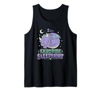 Cute Sleepy Dragon Lover Bedtime Sleep Tank Top