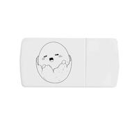 'Cute Sleepy Egg' Pill Box with Tablet Splitter (PI00033698)