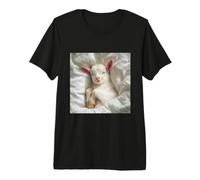 Cute Sleepy Goat in Farm Animal Premium T-Shirt
