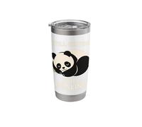 Cute Sleepy Panda Burnout Recovery Stress Relief Rest Day Stainless Steel Insulated Tumbler