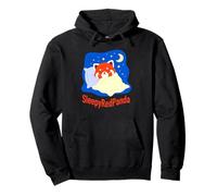 Cute Sleepy Red Panda Sleeping Under Blanket Cozy Animal Pullover Hoodie