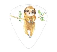 Cute Sloth Advanced guitar pick 12 pieces Three thicknesses for bass, electric guitar, acoustic guitar bag