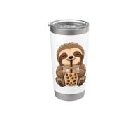 Cute Sloth Bubble Tea Boba Lover Stainless Steel Insulated Tumbler