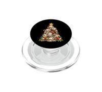 Cute Sloth Christmas Tree Holiday Lights Star Festive PopSockets PopGrip for MagSafe