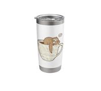 Cute Sloth Coffee Mug Tired Sleeping Animal Stainless Steel Insulated Tumbler