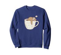 Cute Sloth Coffee Mug Tired Sleeping Animal Sweatshirt