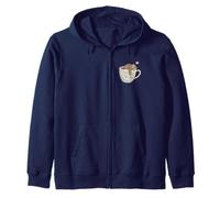 Cute Sloth Coffee Mug Tired Sleeping Animal Zip Hoodie