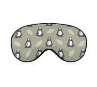 Cute Sloth Doing Yoga Pattern Eye Sleep Mask,Super Soft Eye Masks with Adjustable Strap,Ultimate Sleeping Aid,Blindfold,Relax & Relieve Your Fatigue,Puffy Eyes