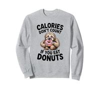 Cute Sloth Donut Humor for Diet Cops and Carb Lovers Sweatshirt