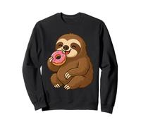 Cute Sloth Eating Donut Sweatshirt