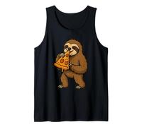 Cute Sloth Eating Pizza Tank Top