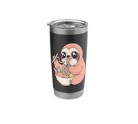 Cute Sloth Eating Ramen Kawaii Anime Stainless Steel Insulated Tumbler