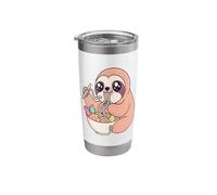 Cute Sloth Eating Ramen Kawaii Anime Stainless Steel Insulated Tumbler