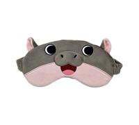Cute Sloth Eye for Sleeping Cartoon Animal Sleep Funny Sloth Eye Soft Fluff Blindfold Eye Cover Xmas Eyeshade for Kids Girls Men Women Travel, One Size Ncb468 (Brown, 21X11cm)