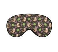 Cute Sloth Eye Sleep Mask,Super Soft Eye Masks with Adjustable Strap,Ultimate Sleeping Aid,Blindfold,Relax & Relieve Your Fatigue,Puffy Eyes