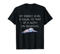 Cute Sloth Fibro Lupus Chronic Fatigue Spoonie Sleepy Sloth T-Shirt