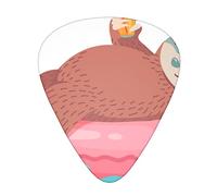 Cute Sloth Guitar Pick 12 Picks Fashion Durable Bass Plectrums In A Box For Ukulele Electric Guitar Bass