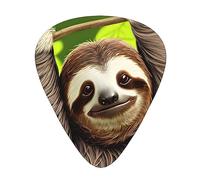 Cute Sloth Guitar picks 12 pieces, ABS material, smooth edges, comfortable feel, 3 optional thicknesses