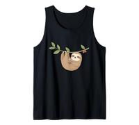 Cute Sloth Hanging Coffee Lazy Morning Mood Tank Top
