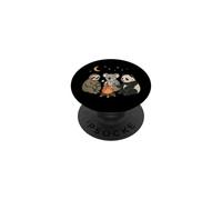 Cute Sloth Koala Panda Bear Campfire Camping PopSockets Adhesive PopGrip