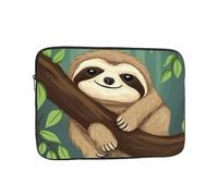 Cute Sloth Laptop Case 15 inch, Shockproof Protective Computer Sleeve Cover Water Resistant Laptop Bag Carrying Tablet Cover Briefcase Handbags Gifts for Men Women