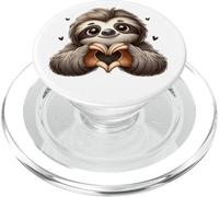 Cute Sloth Love Heart Kids PopSockets PopGrip for MagSafe