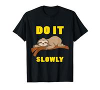 Cute Sloth Lover Funny Lazy Animal Nap Time Quote Value Graphic T-Shirt