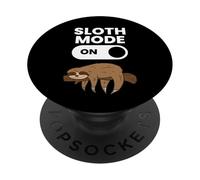 Cute Sloth Lover Gifts Love Sloths Sloth Mode On PopSockets Adhesive PopGrip