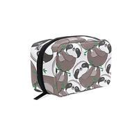 Cute Sloth Makeup Bag Sloth Lovely Portable Organizer Cosmetic Bag for Travel Makeup Case, Gifts, Daily Use Toiletry Bag for Girls Women
