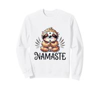 Cute Sloth Namaste Meditation Yoga Zen Animal Sweatshirt