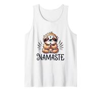 Cute Sloth Namaste Meditation Yoga Zen Animal Tank Top