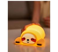 Cute Sloth Night Light, Animal Lamp, Food Grade Silicone, Rechargeable, 3 Level Dimmable, Squishy Nursery Nightlight for Desk Decor, Funny Gifts Stuff for Boys Girls Baby, White Elephant Gifts