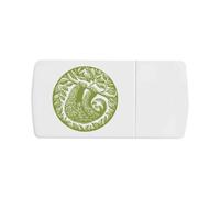'Cute Sloth On Branch' Pill Box with Tablet Splitter (PI00034243)