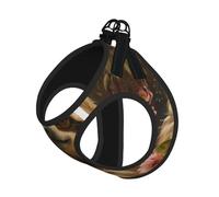 Cute Sloth Print Dog Harness Adjustable Walk Puppy Harnesses Leash Clips Pet Harnesses Training Pet Vest