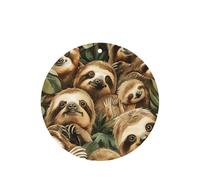 Cute Sloth Printing 10 Pieces Air Freshener Cards,Car Scented Hanging Air Freshener Fragrant Sheets For Car Use