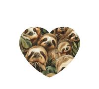 Cute Sloth Printing 10 Pieces Air Freshener Cards,Car Scented Hanging Air Freshener Fragrant Sheets For Car Use
